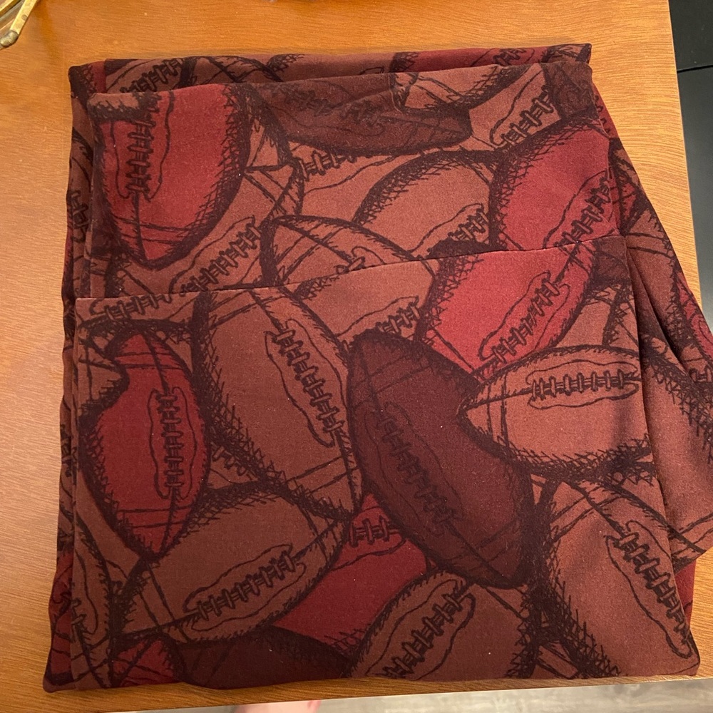 Football Print Lularoe TC Leggings